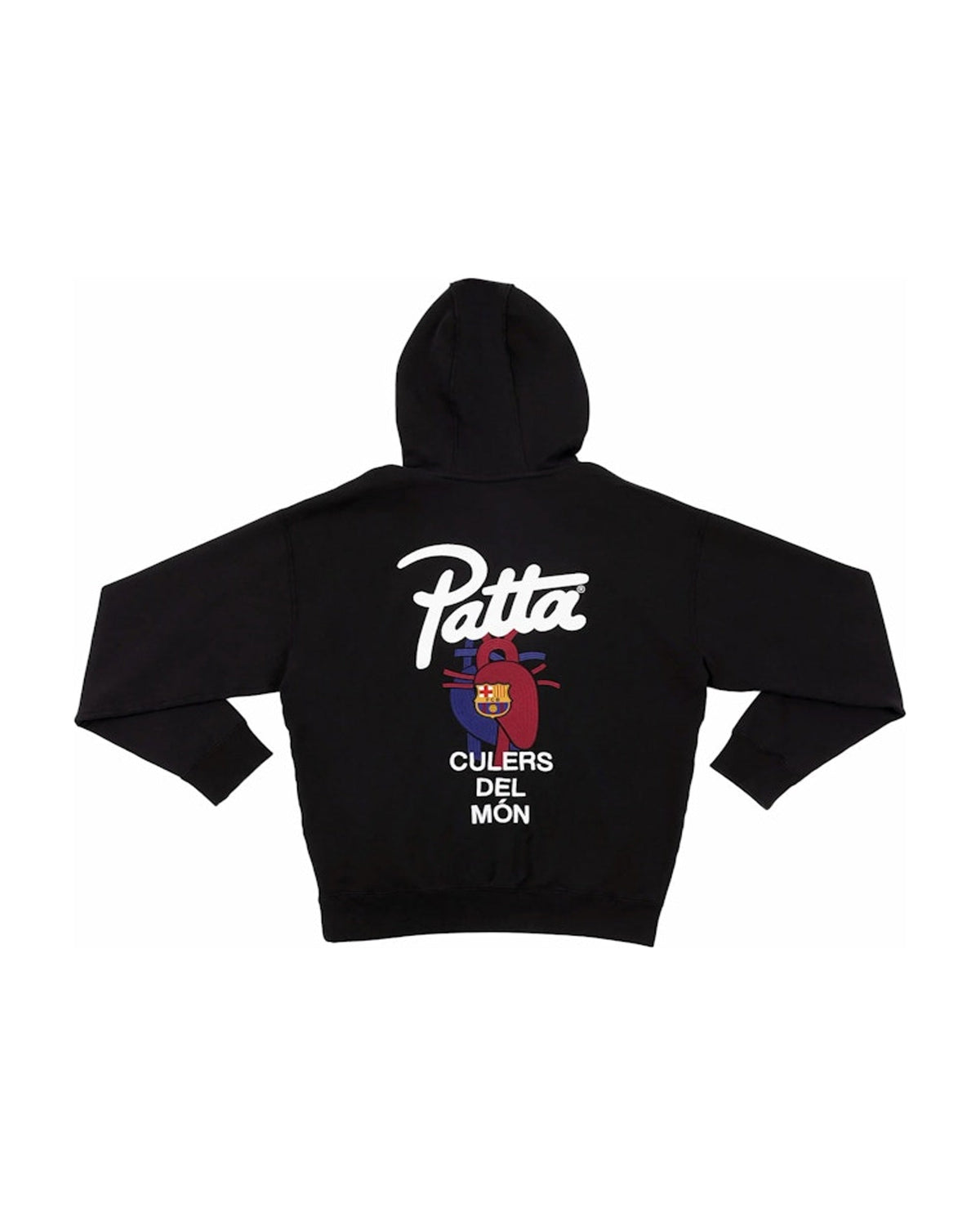 Patta x Barcelona FC Culers del Món Hooded Sweater Black/Deep Royal Blue