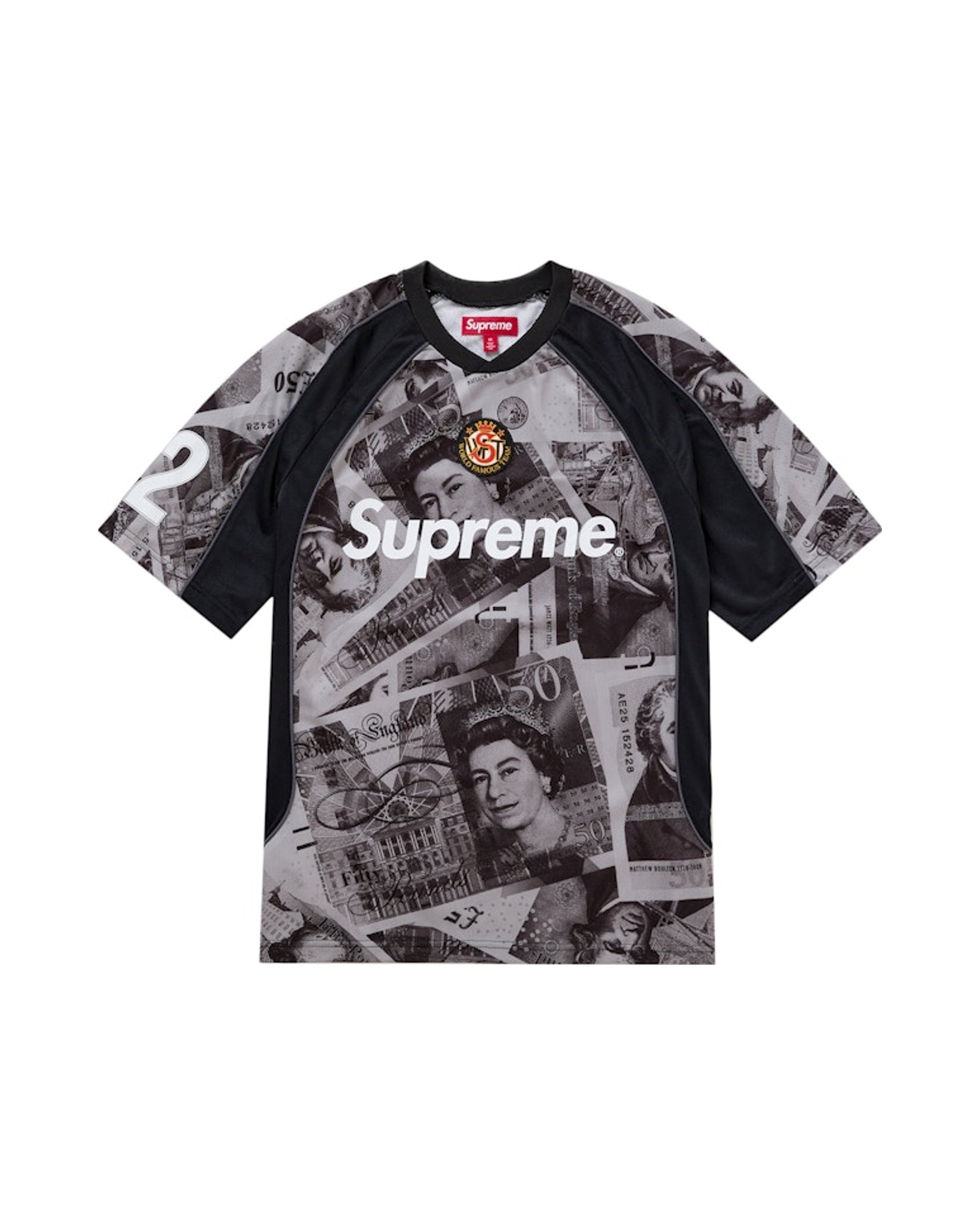 Supreme Pounds Soccer Jersey Black