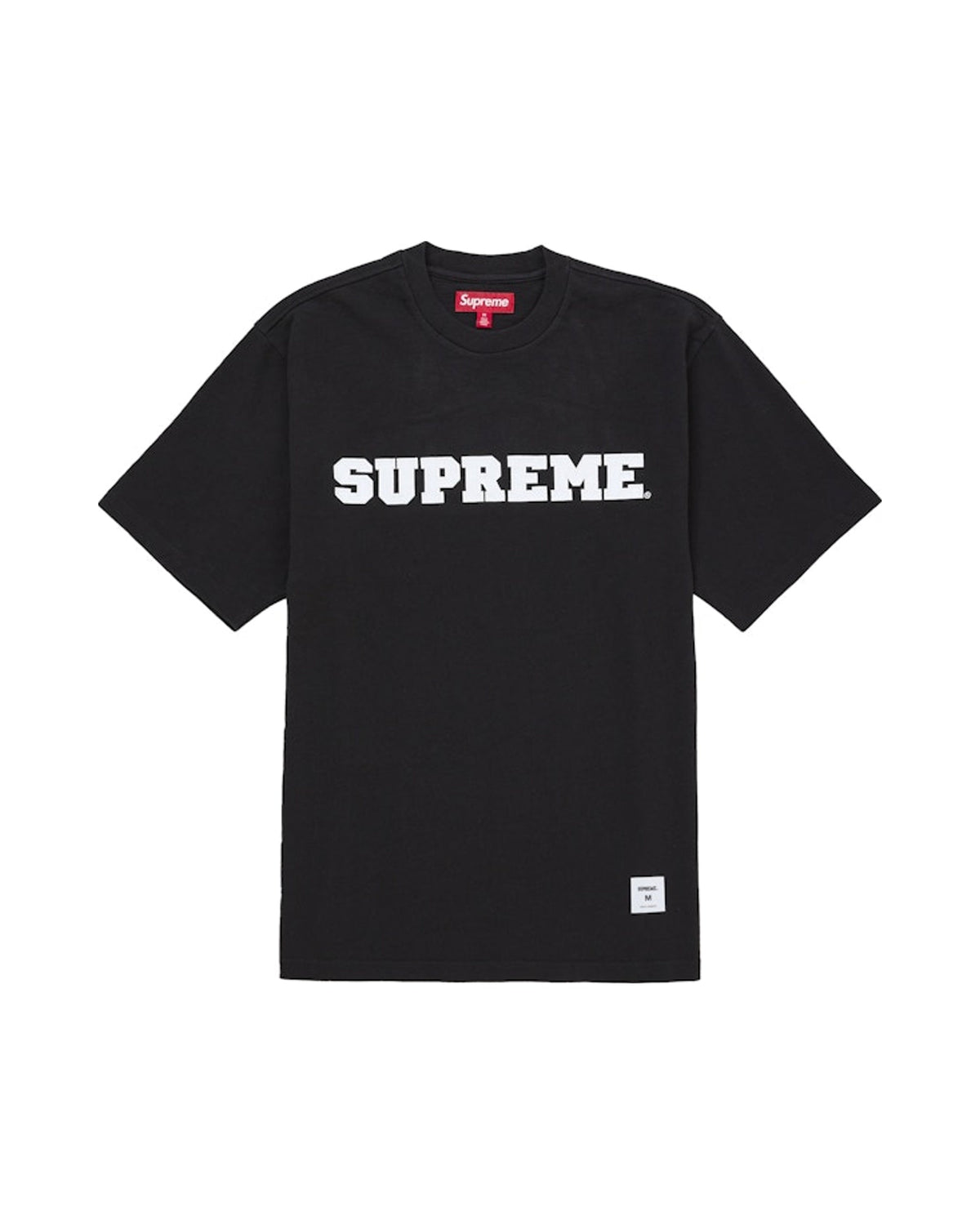 Supreme Collegiate Appliqué S/S Top Black