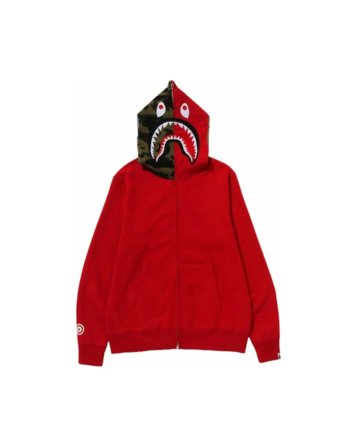 BAPE Shark Full-Zip Hoodie (FW23) Red