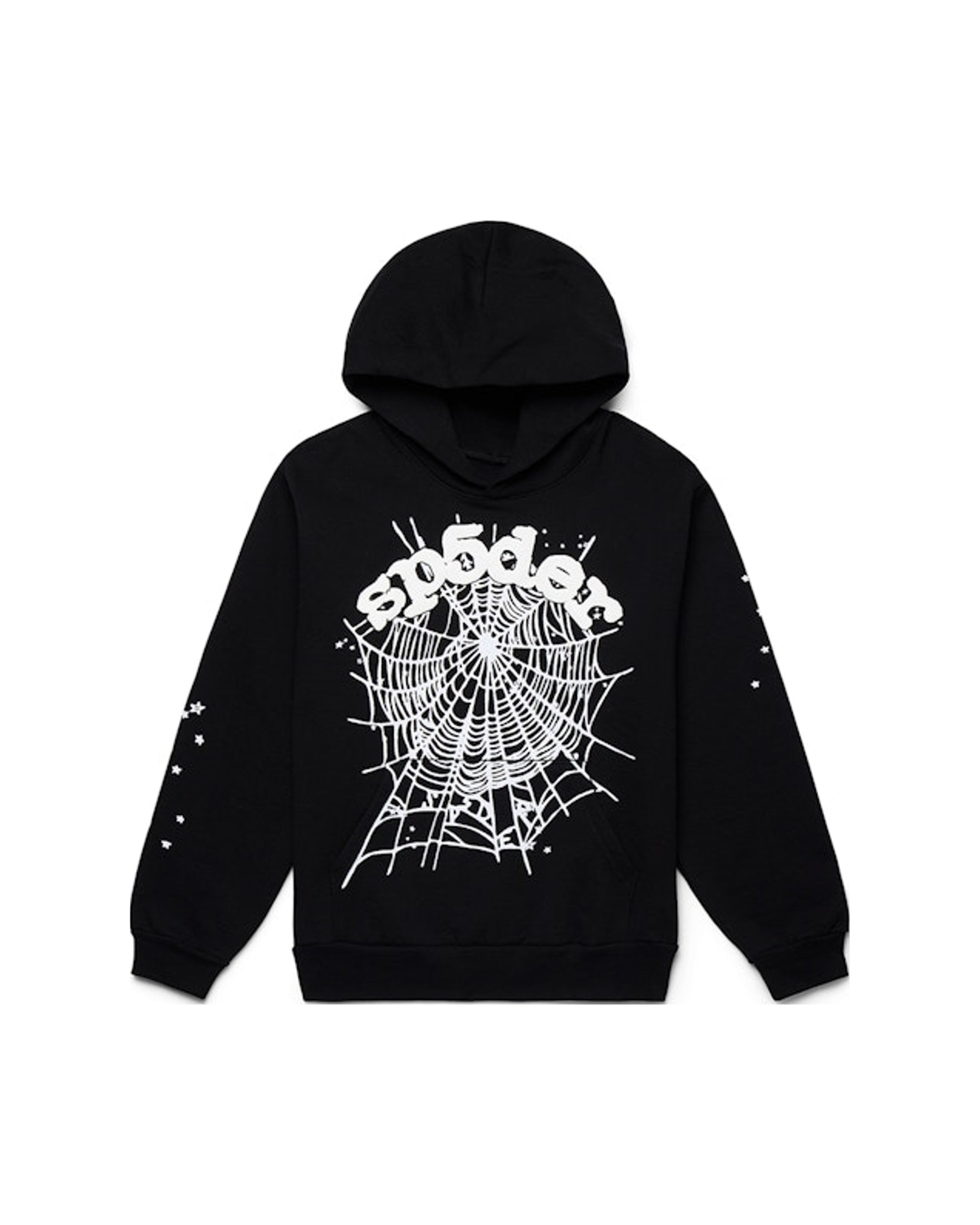 Sp5der OG Web Hoodie Black