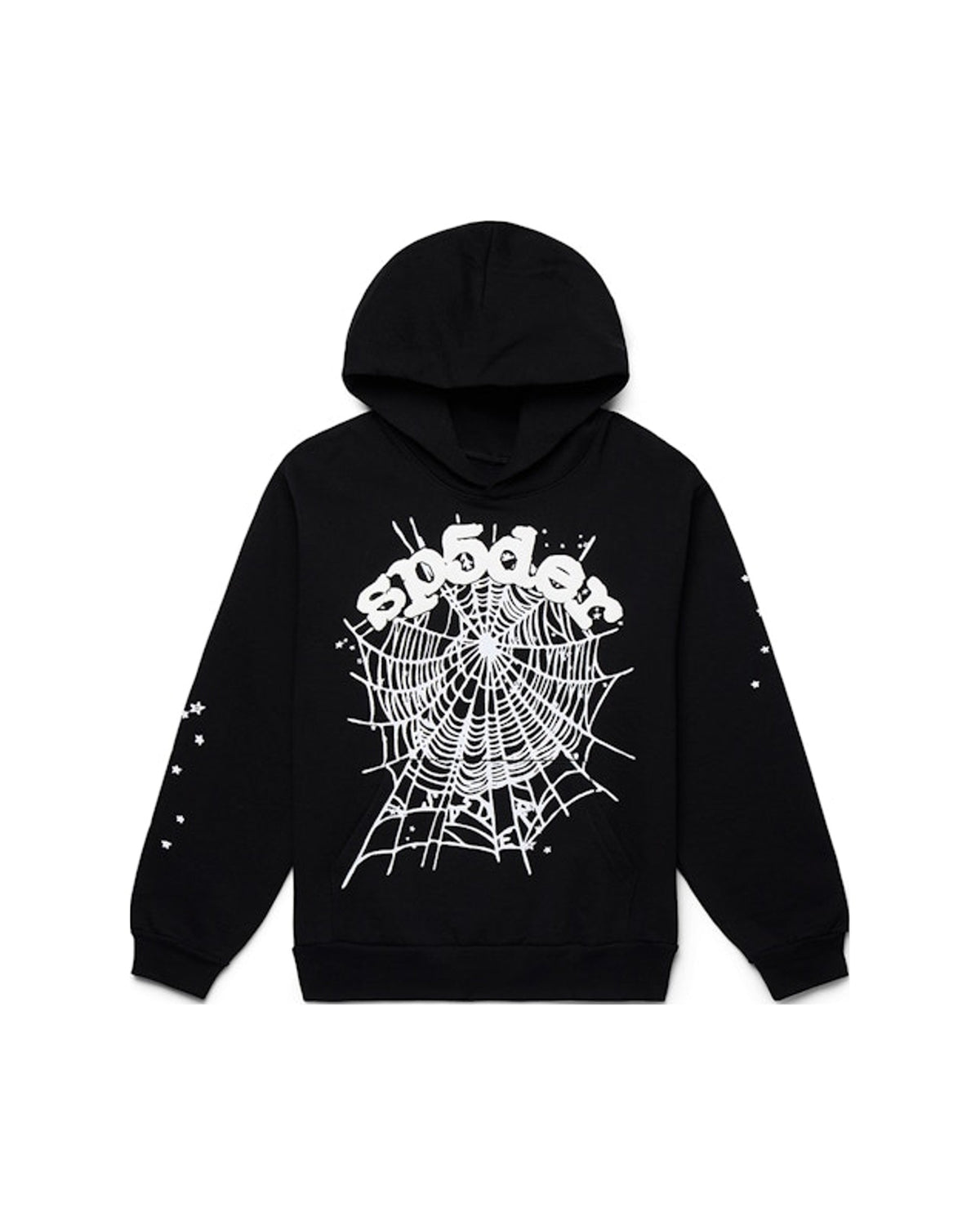 Sp5der OG Web Hoodie Black