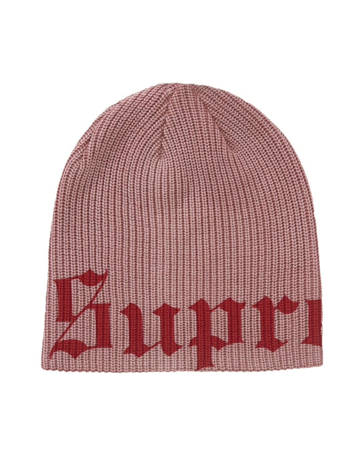 Supreme Old English Printed Beanie Red