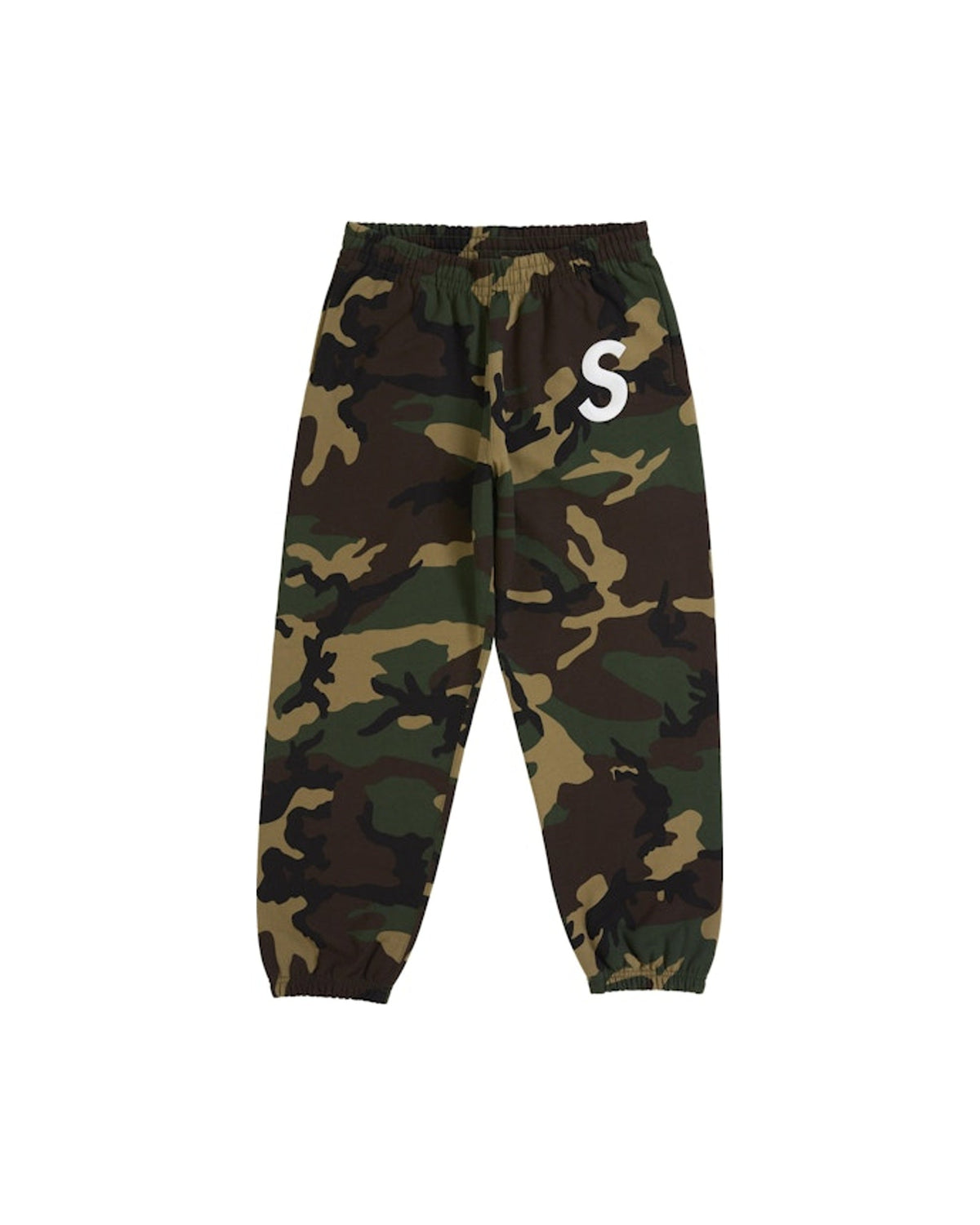 Supreme S Logo Sweatpant (FW25) Woodland Camo