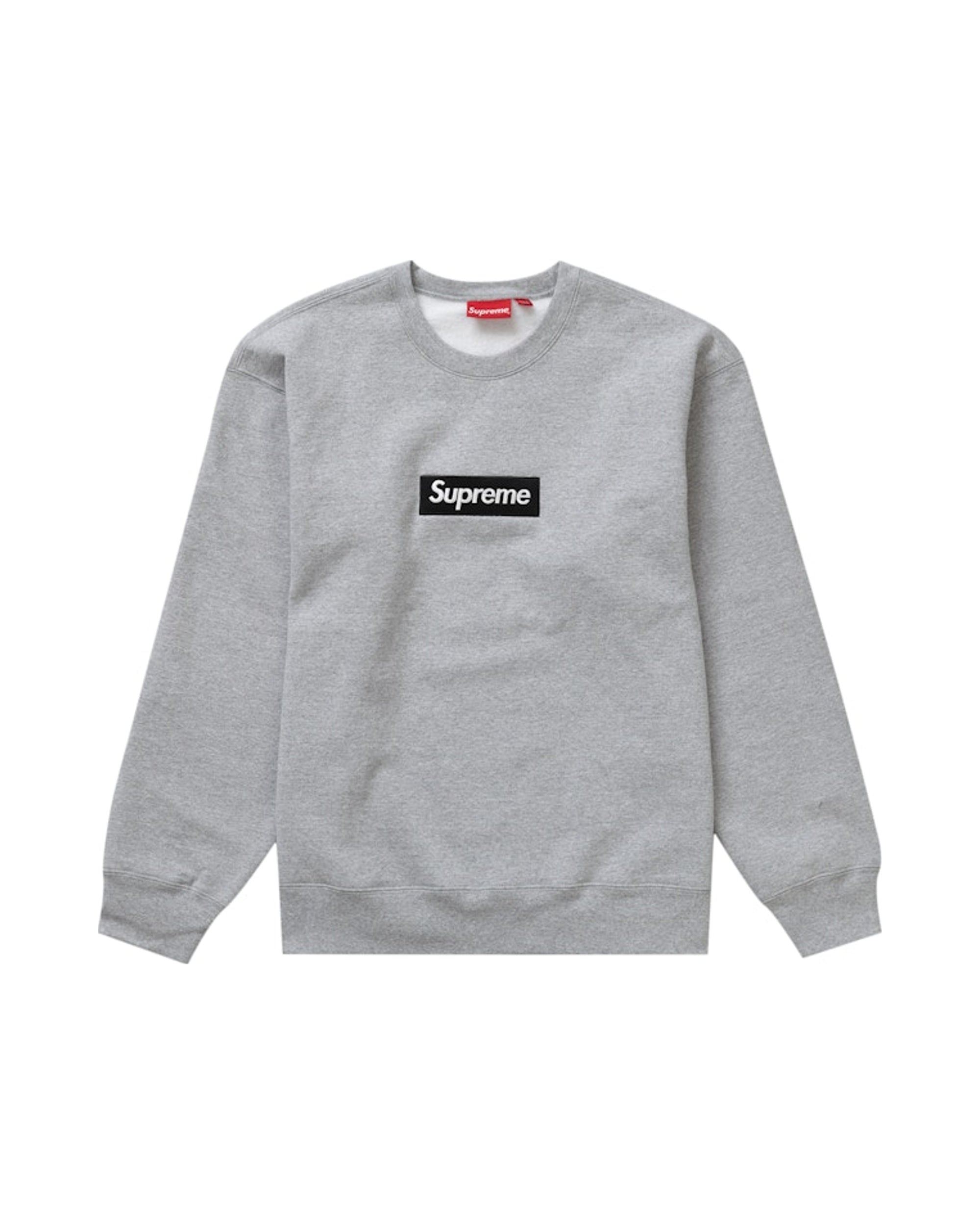 Supreme Box Logo Crewneck (FW22) Heather Grey