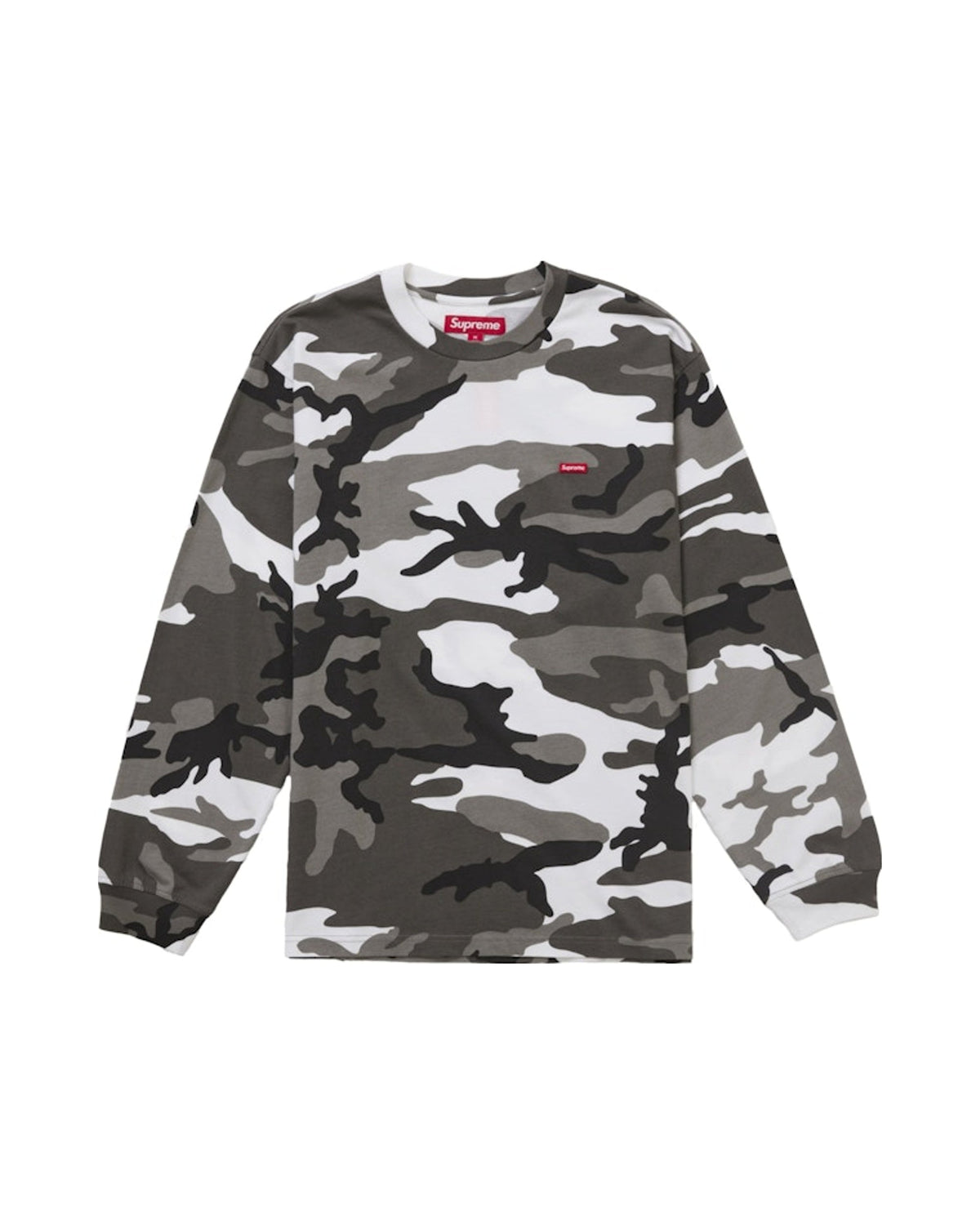 Supreme Small Box L/S Tee (SS25) Snow Camo