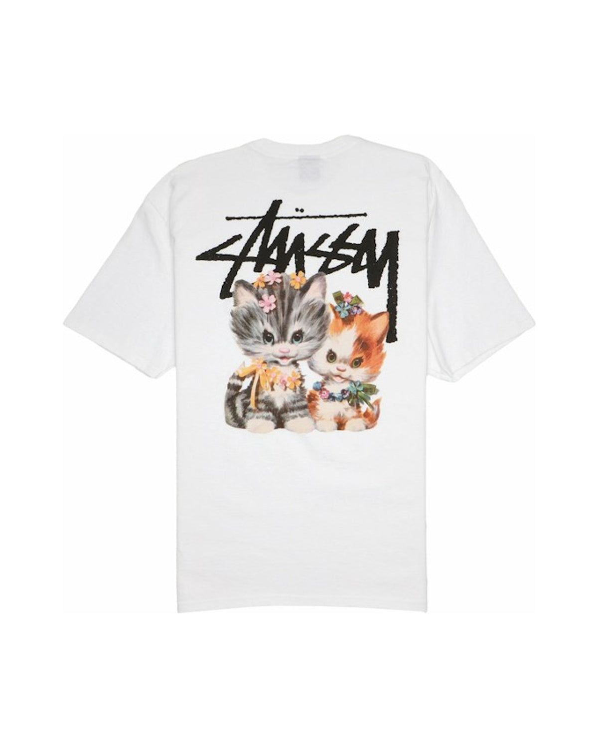 Stussy Kittens Tee White