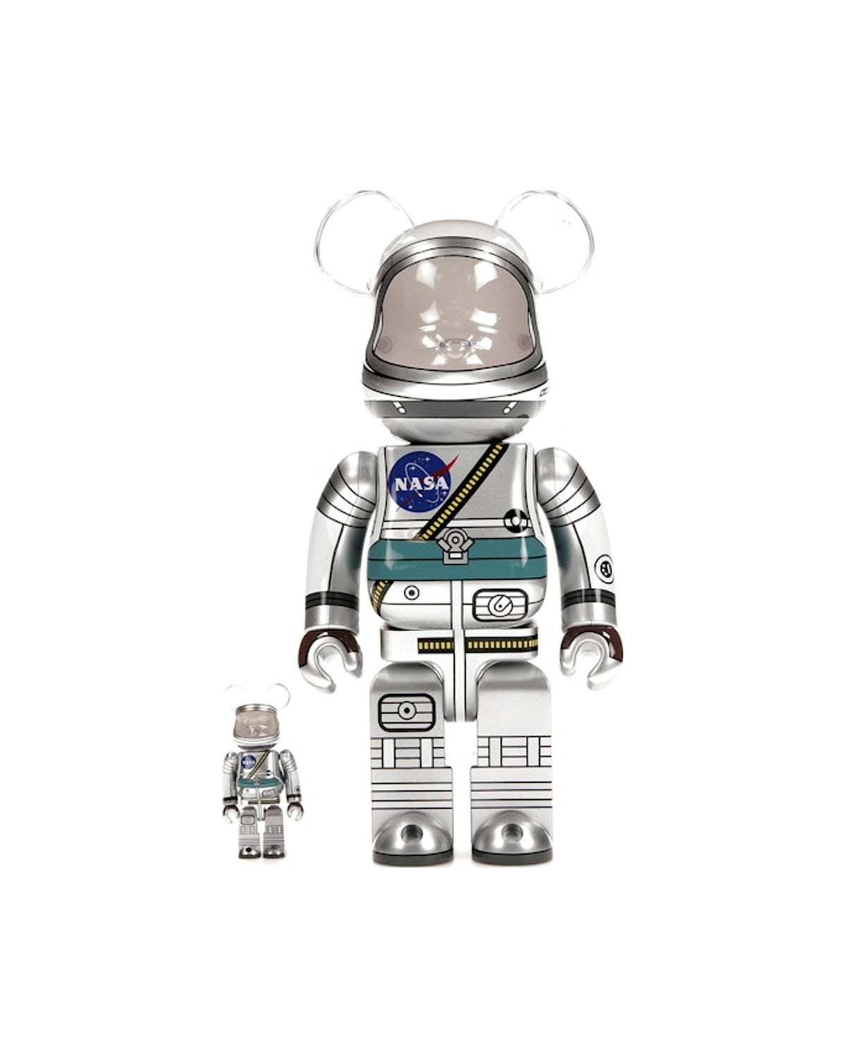 Bearbrick Project Mercury Astronaut 100% & 400% Set