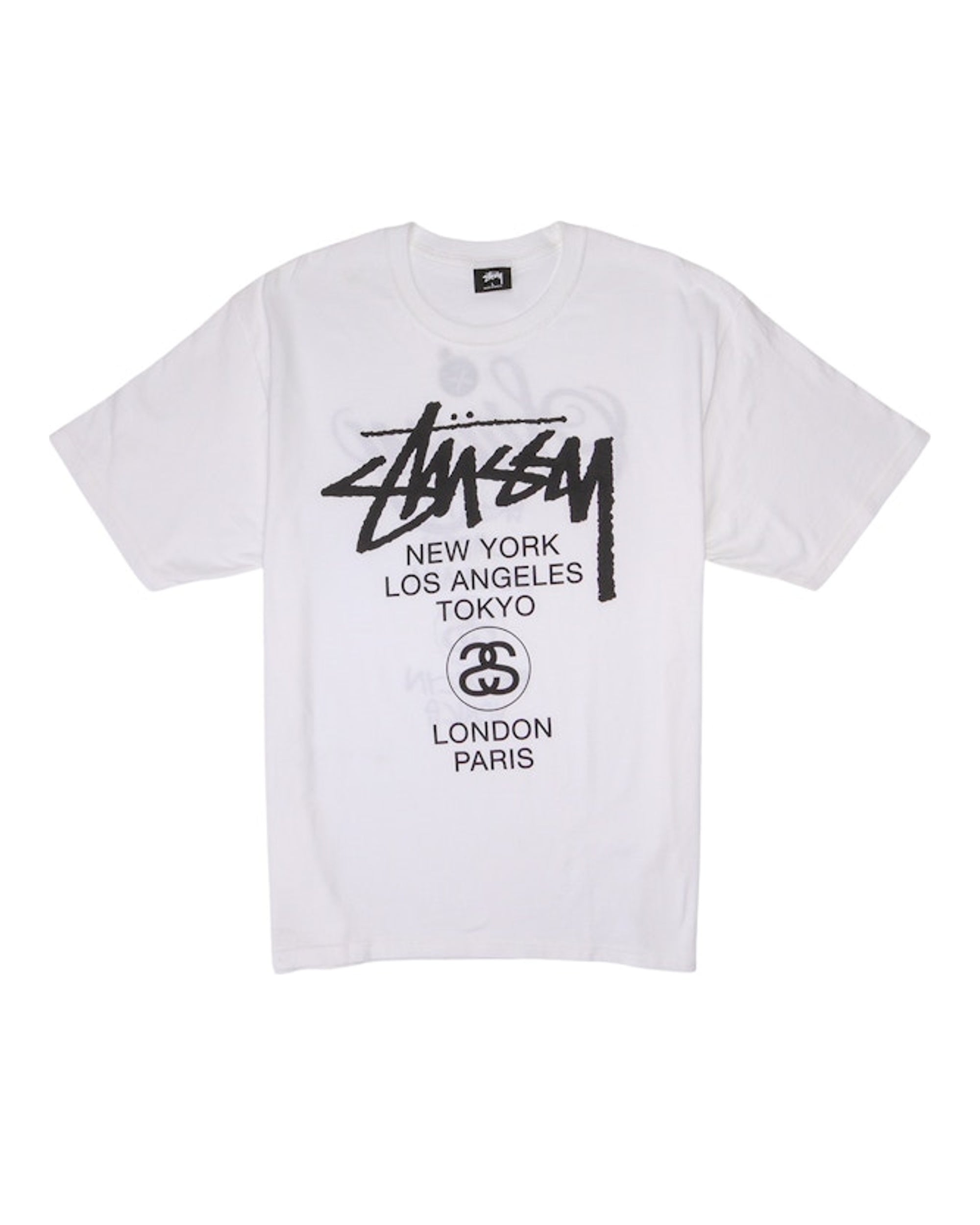 Stussy World Tour Tee White
