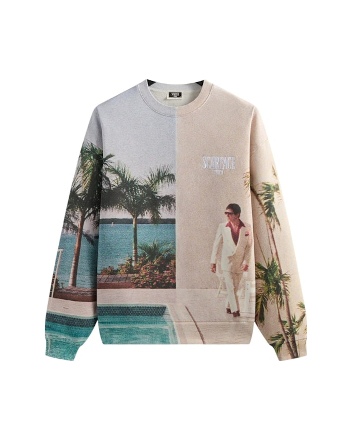 Kith x Scarface Tony Miami Vintage Nelson Crewneck Multicolor