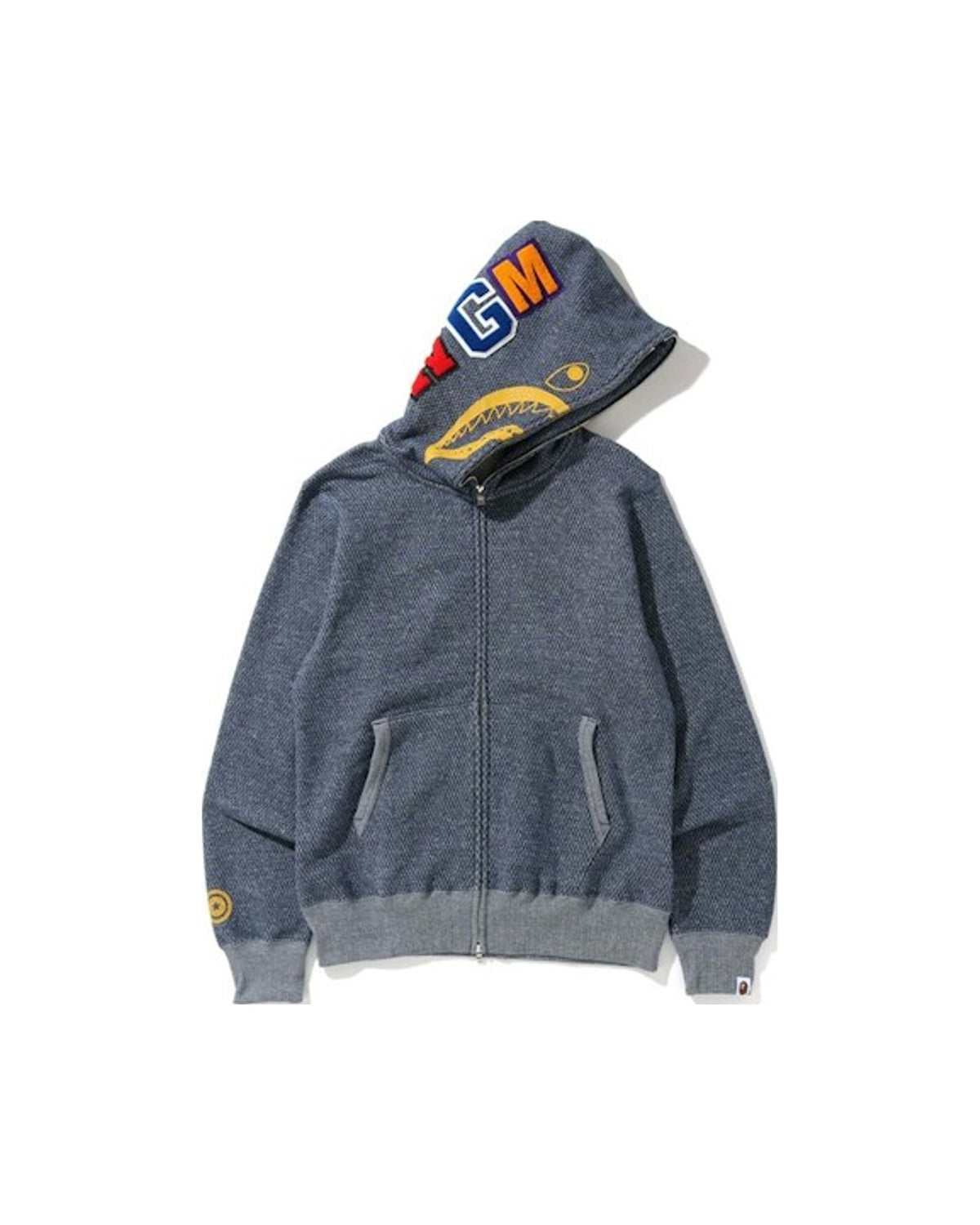 BAPE Shark Full Zip Hoodie (SS20) Navy