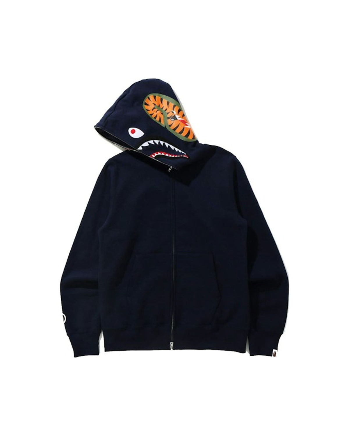 BAPE Shark Full Zip Hoodie (FW21) Navy