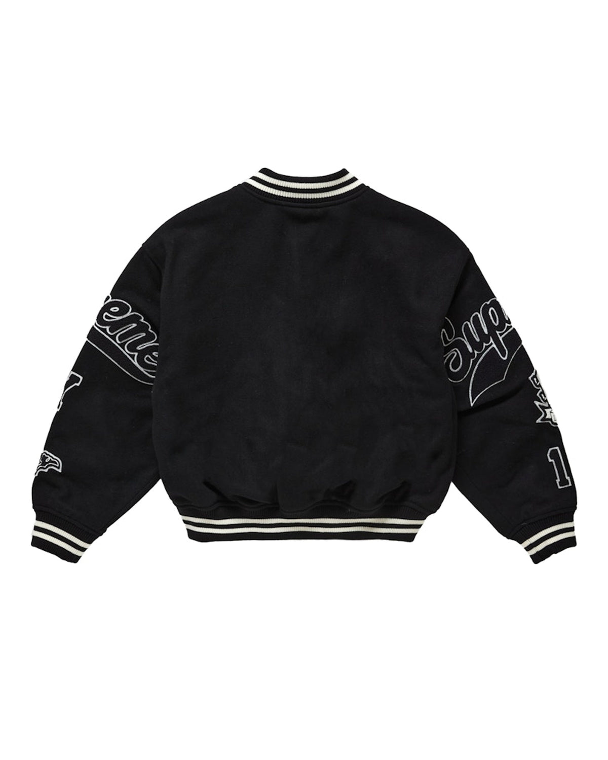 Supreme Veritas Varsity Jacket Black