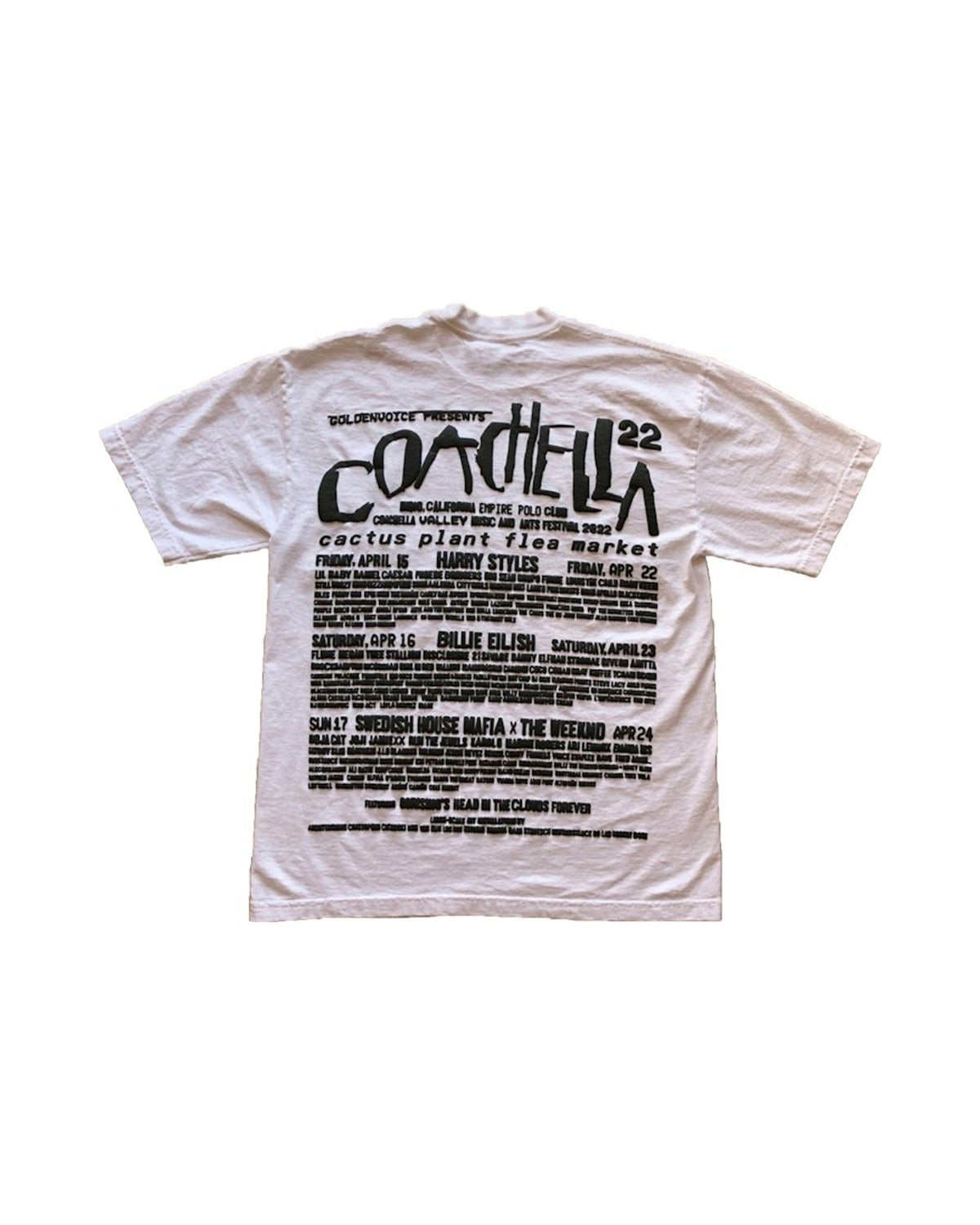 Cactus Plant Flea Market Coachella Weekend 2 T-shirt White