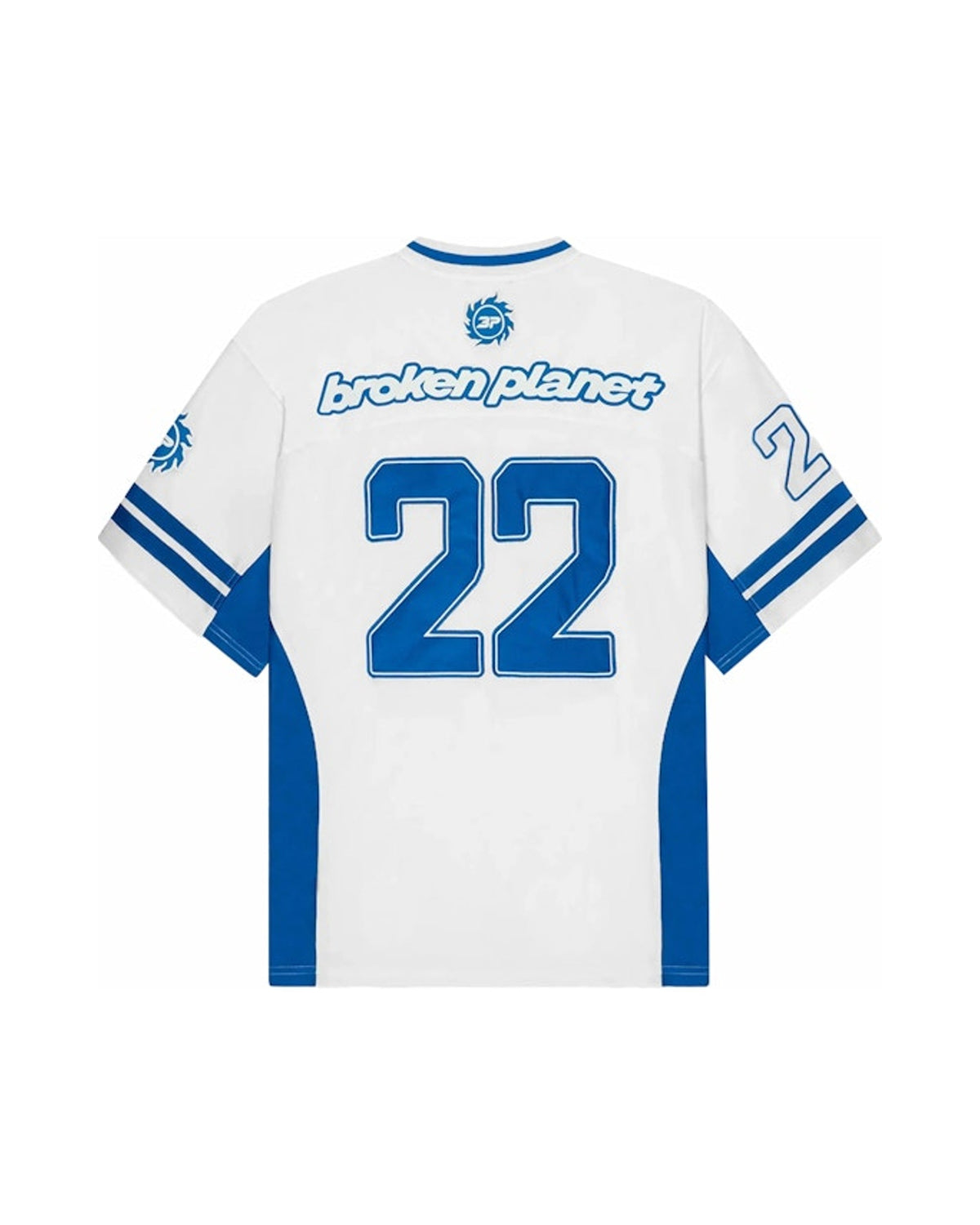 Broken Planet Football Jersey (FW24) White/Blue