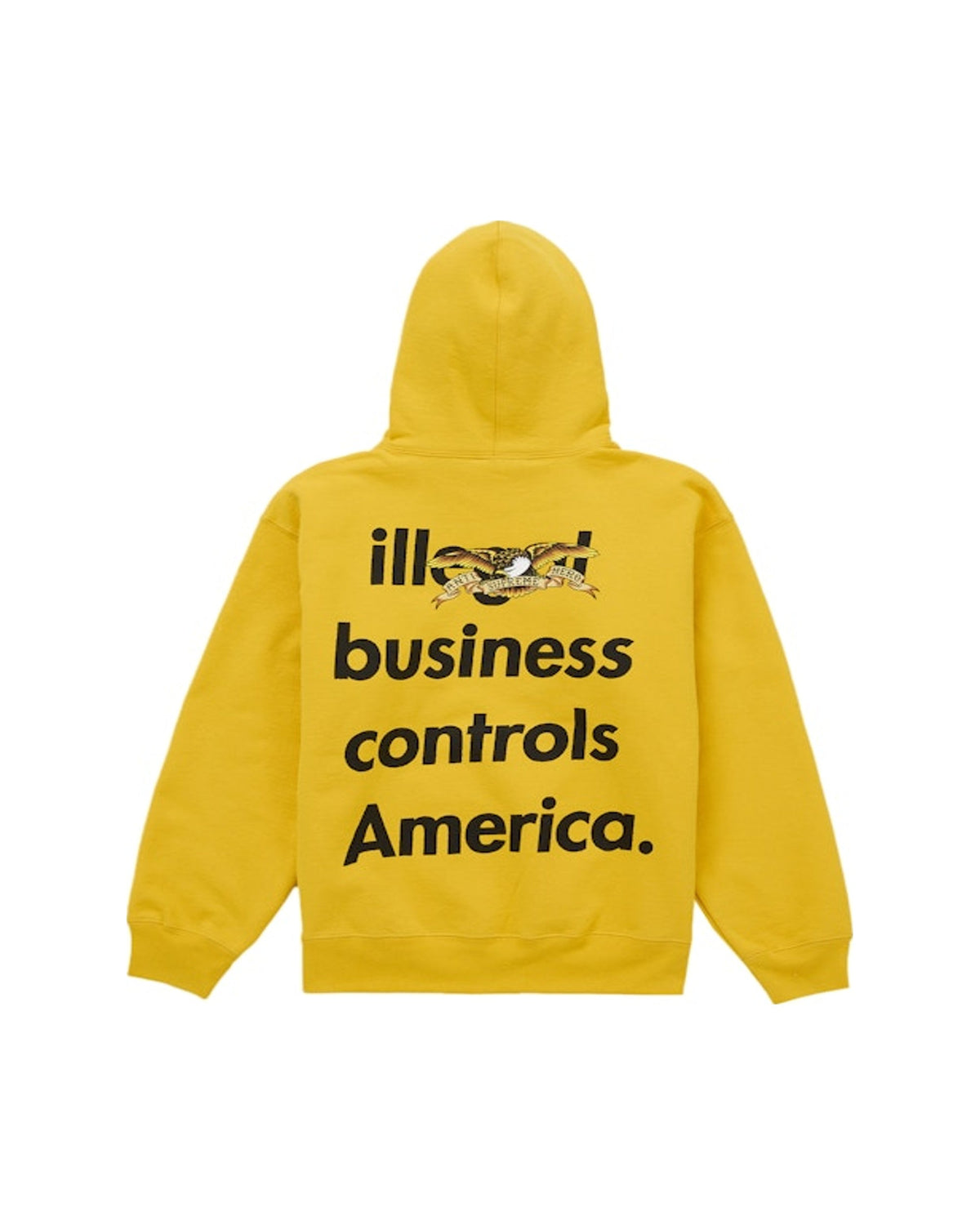 Supreme ANTIHERO Hooded Sweatshirt (FW25) Yellow