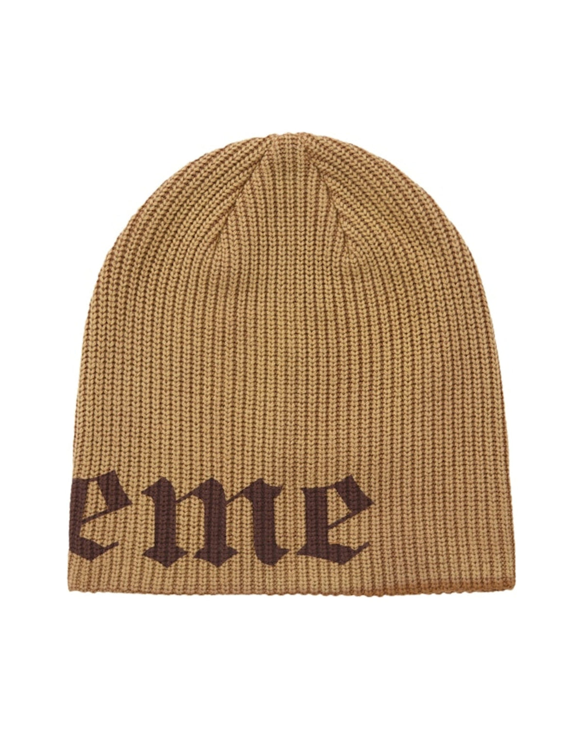 Supreme Old English Printed Beanie Brown