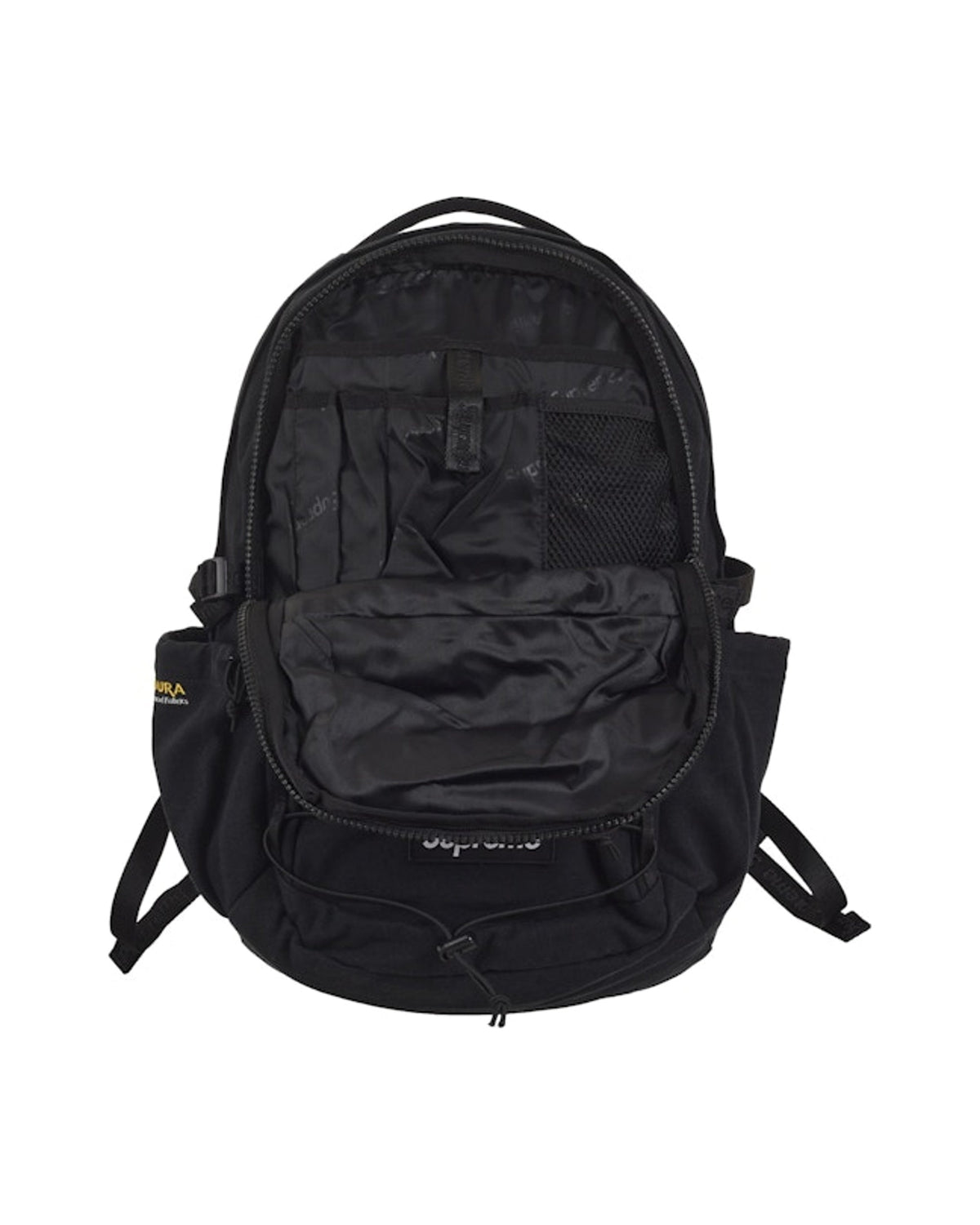 Supreme Logo Backpack (SS25) Black