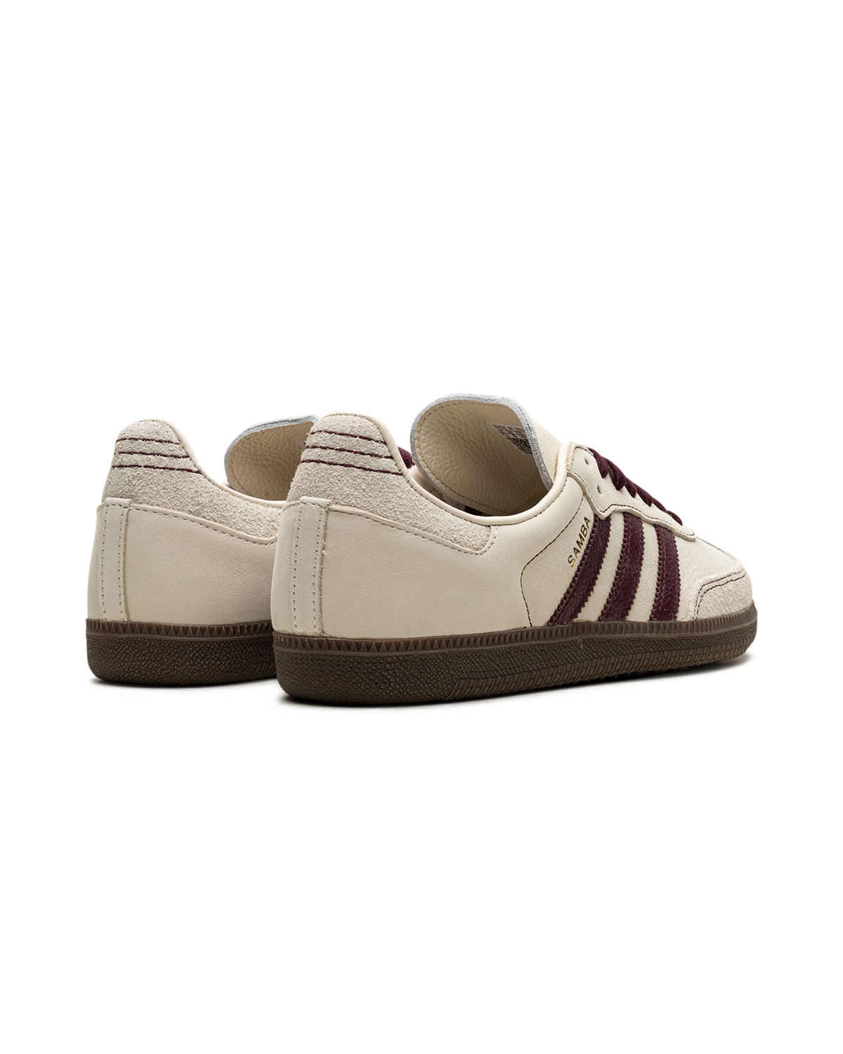 adidas Samba OG Wonder White Maroon (Women's)