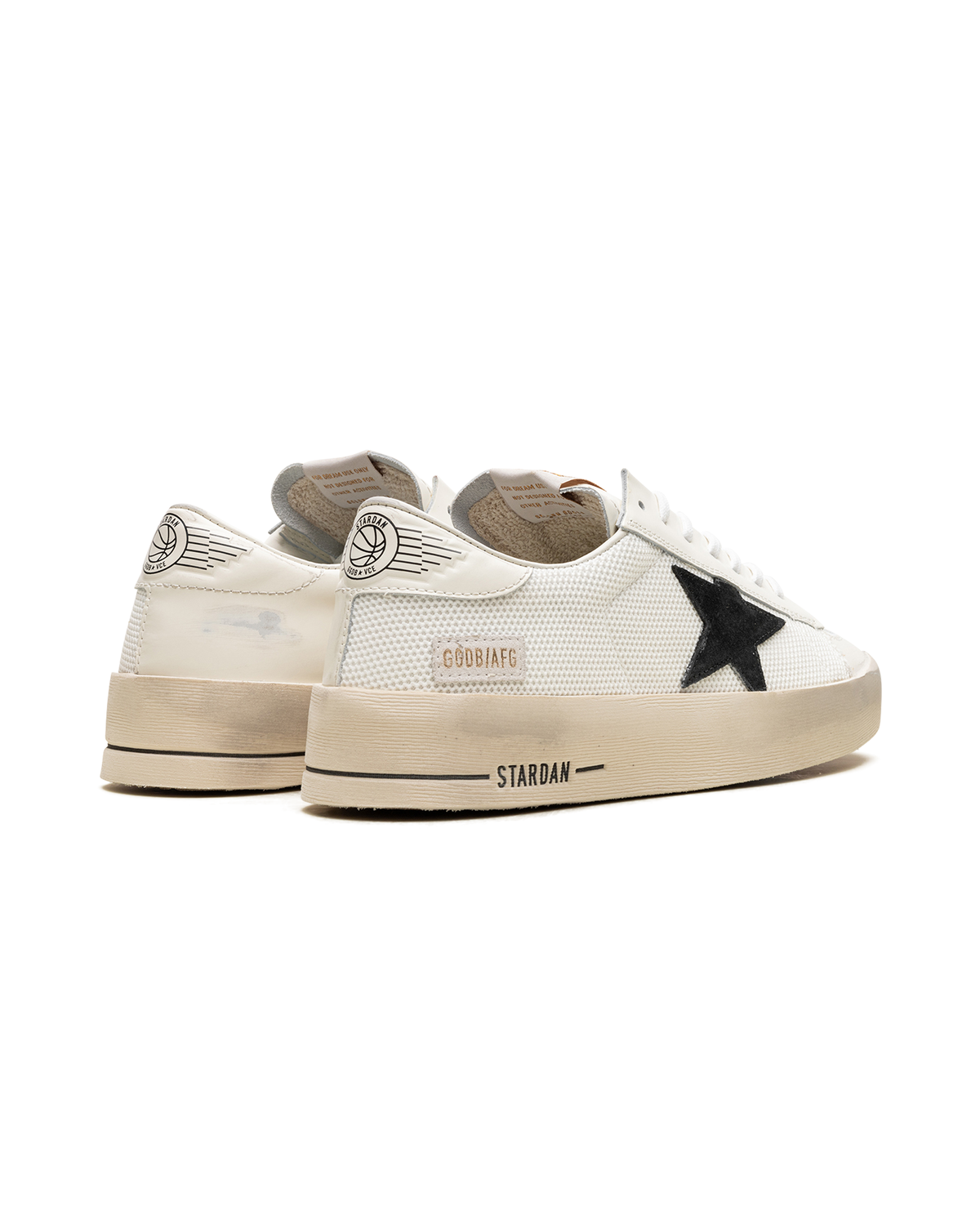 Golden Goose Stardan White Black