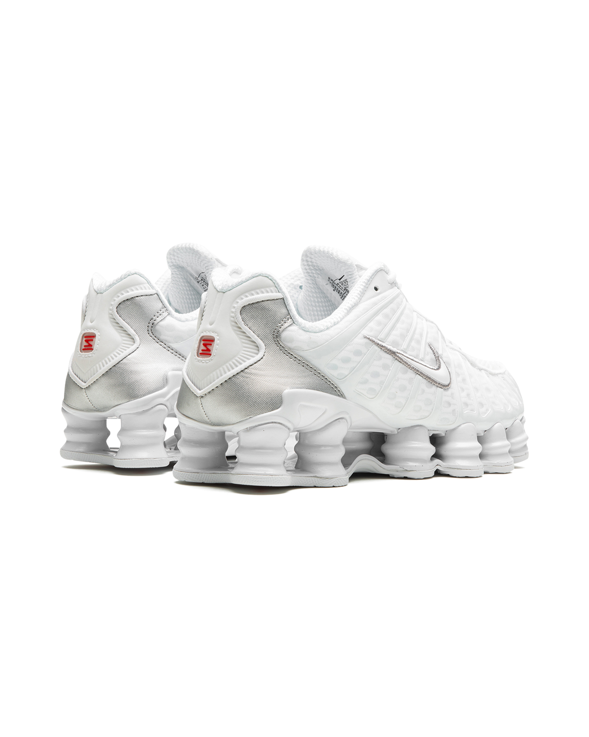 Nike Shox TL White Metallic Silver Max Orange (Women's)