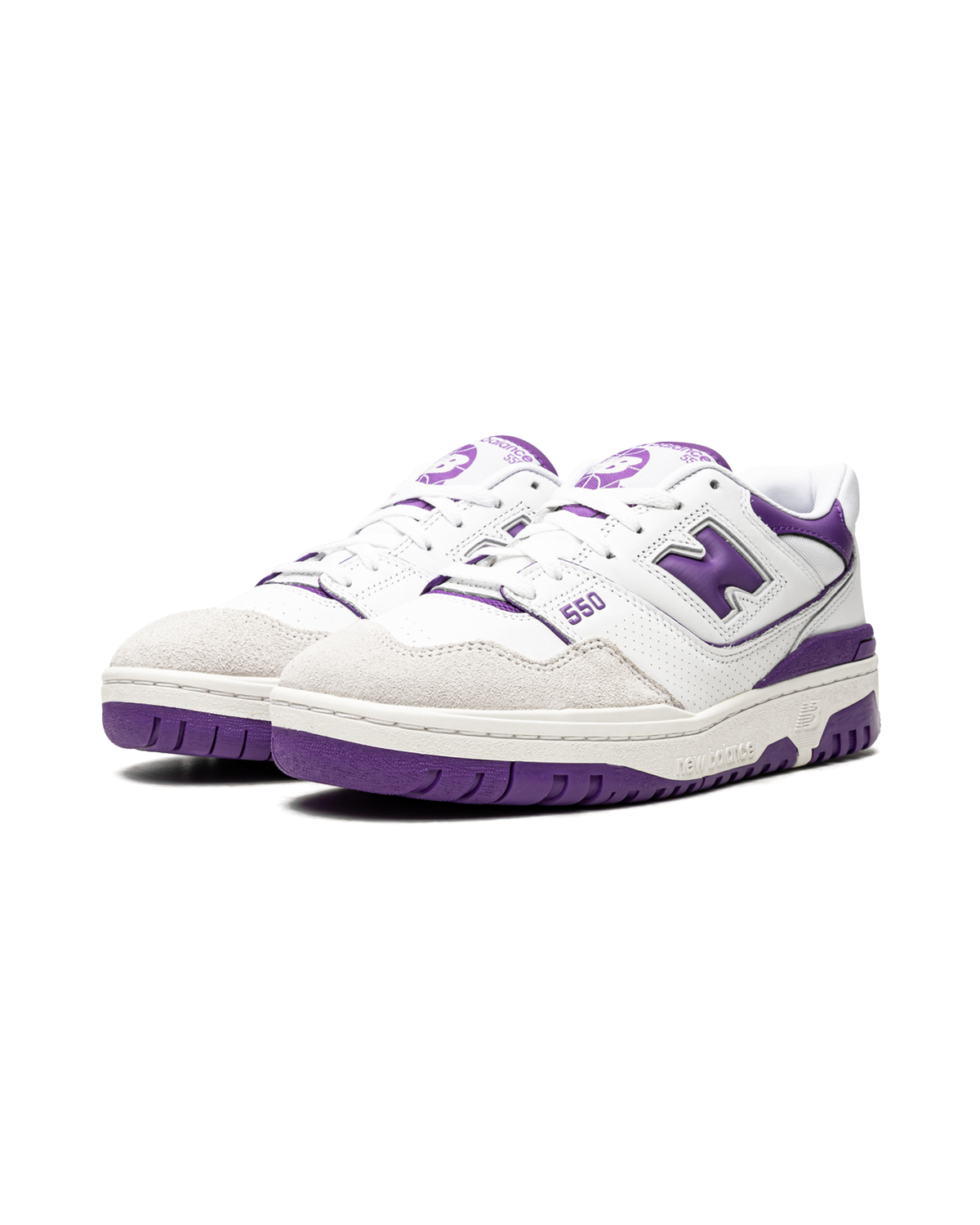New Balance 550 White Purple